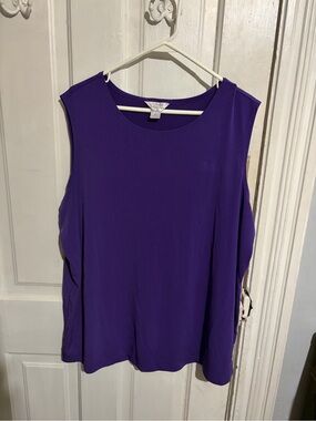 2X CJ Banks Purple Tank